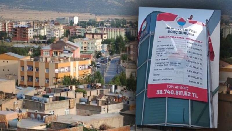 30 bin nüfuslu Diyarbakır Hani Belediyesi’nin 39 milyonluk borcu çıktı!