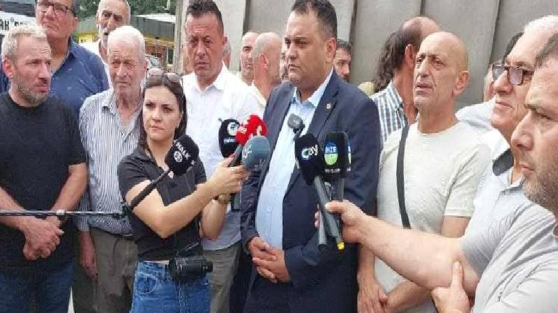 Rize’de çay üreticilerinden “özel sektör emeğimizi gasp ediyor” protestosu