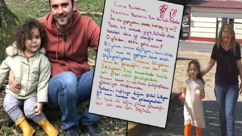 Vera’dan doğum gününde babası Tayfun Kahraman’a mektup: Seni tutanlarla konuşmak istiyorum, onlara her şeyi anlatmak istiyorum