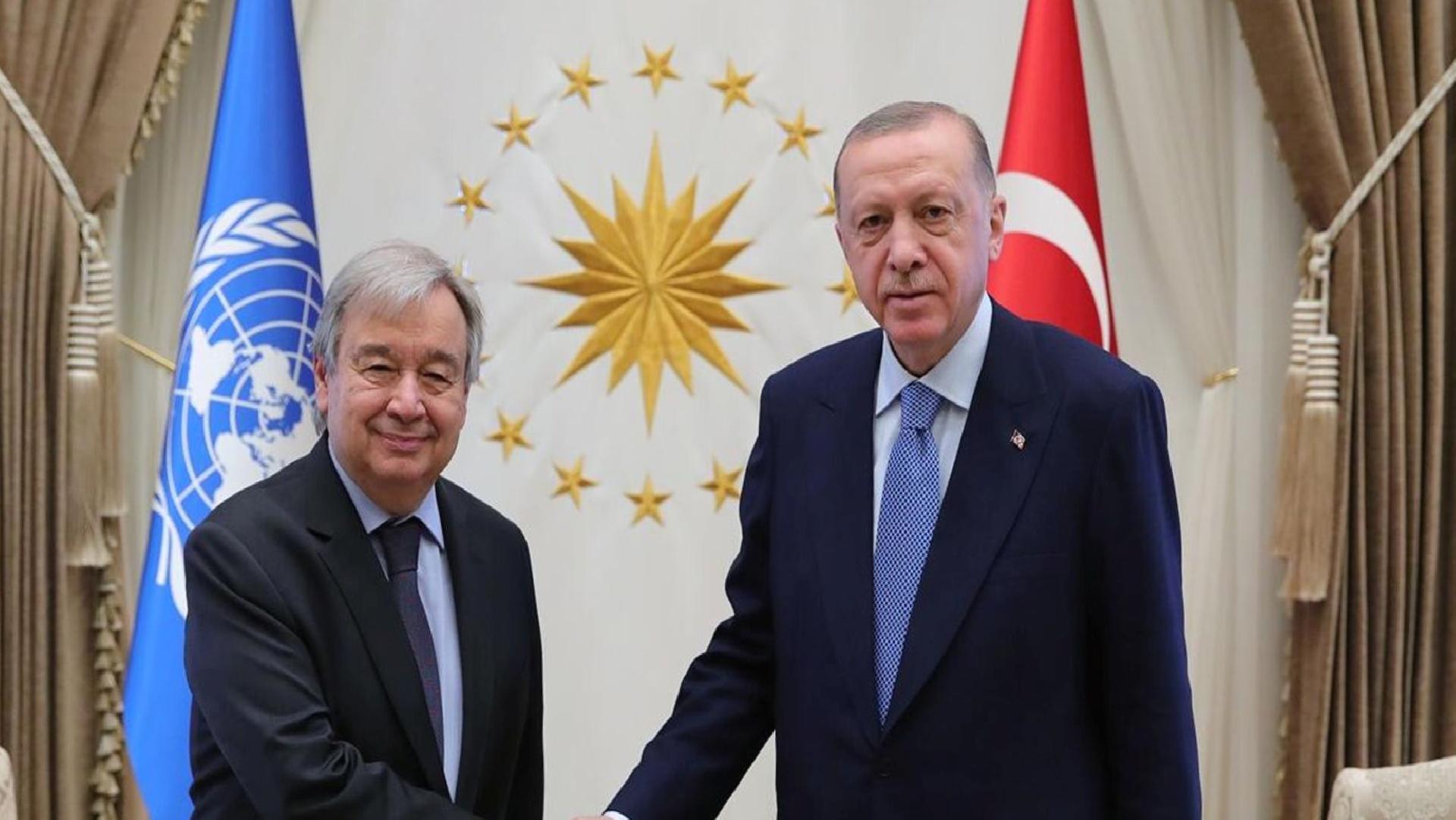 Erdoğan’dan Guterres’e: BM Güvenlik Konseyi’nin yapısının kökten değiştirilmesi gerekiyor