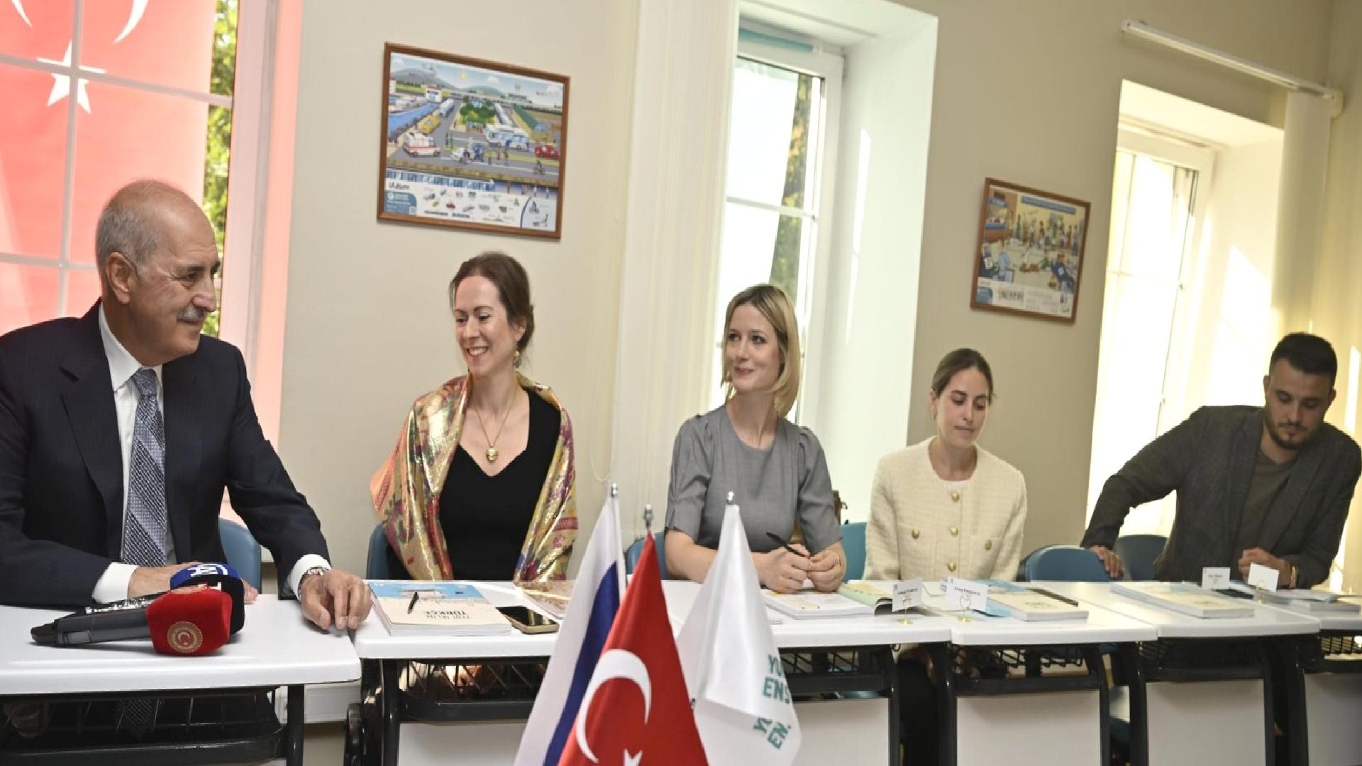 TBMM Başkanı Kurtuluş: Rusya ile Türkiye arasındaki dostluk ilişkilerindeki çok önemli araçlardan birisi de Türkçe olacak