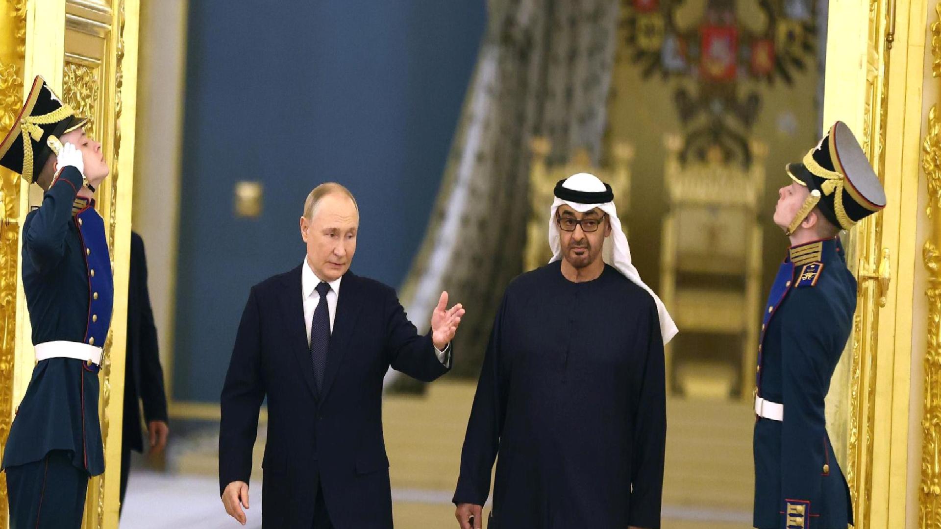 Putin: Rusya ve BAE’nin uluslararası arenadaki işbirliği küresel sorunlar açısından önemli