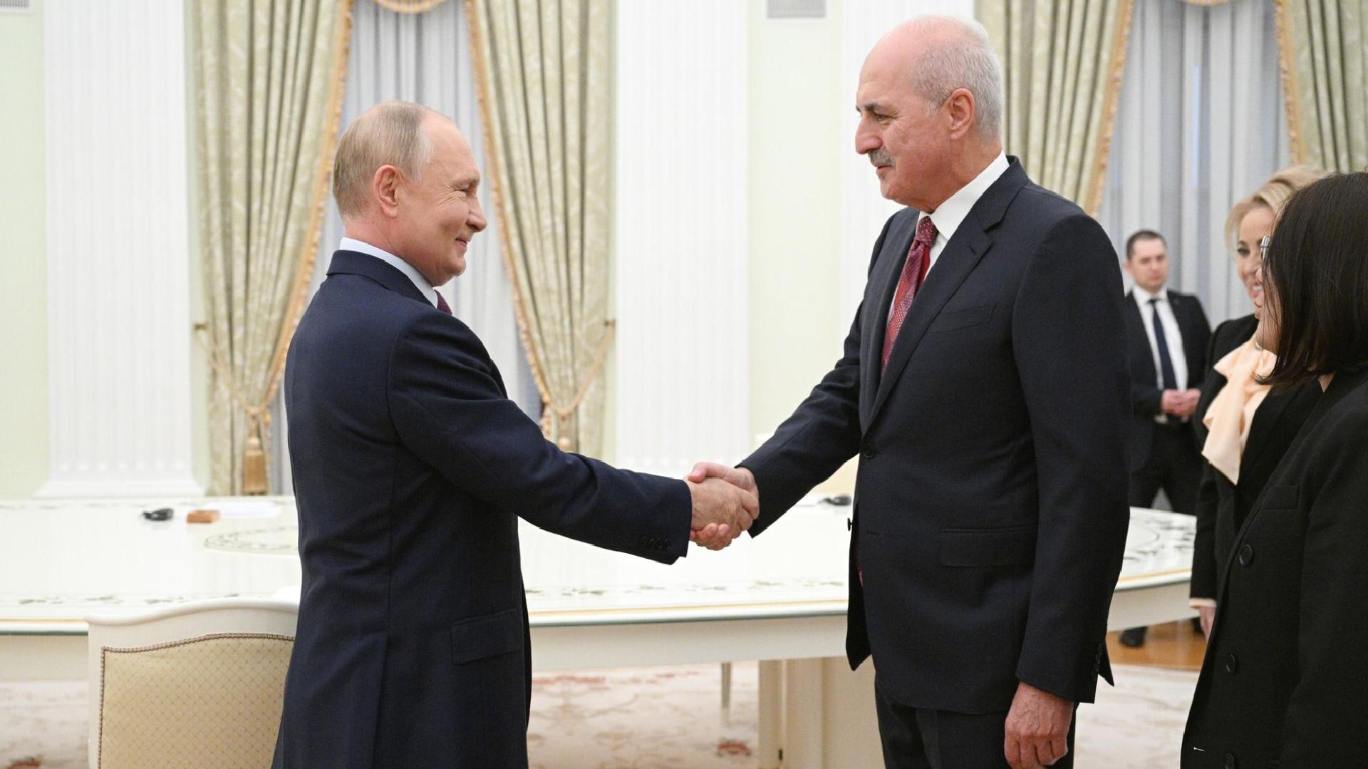 Rus lider Putin ve TBMM Başkanı Kurtulmuş’tan 17 gün arayla ikinci görüşme