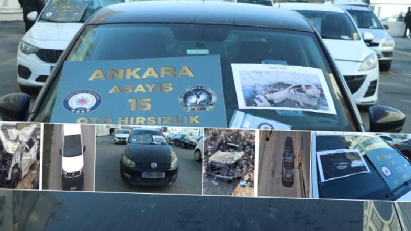 Depremde hasar gören otomobiller ile “change” yapan çeteye operasyon; 15 gözaltı!