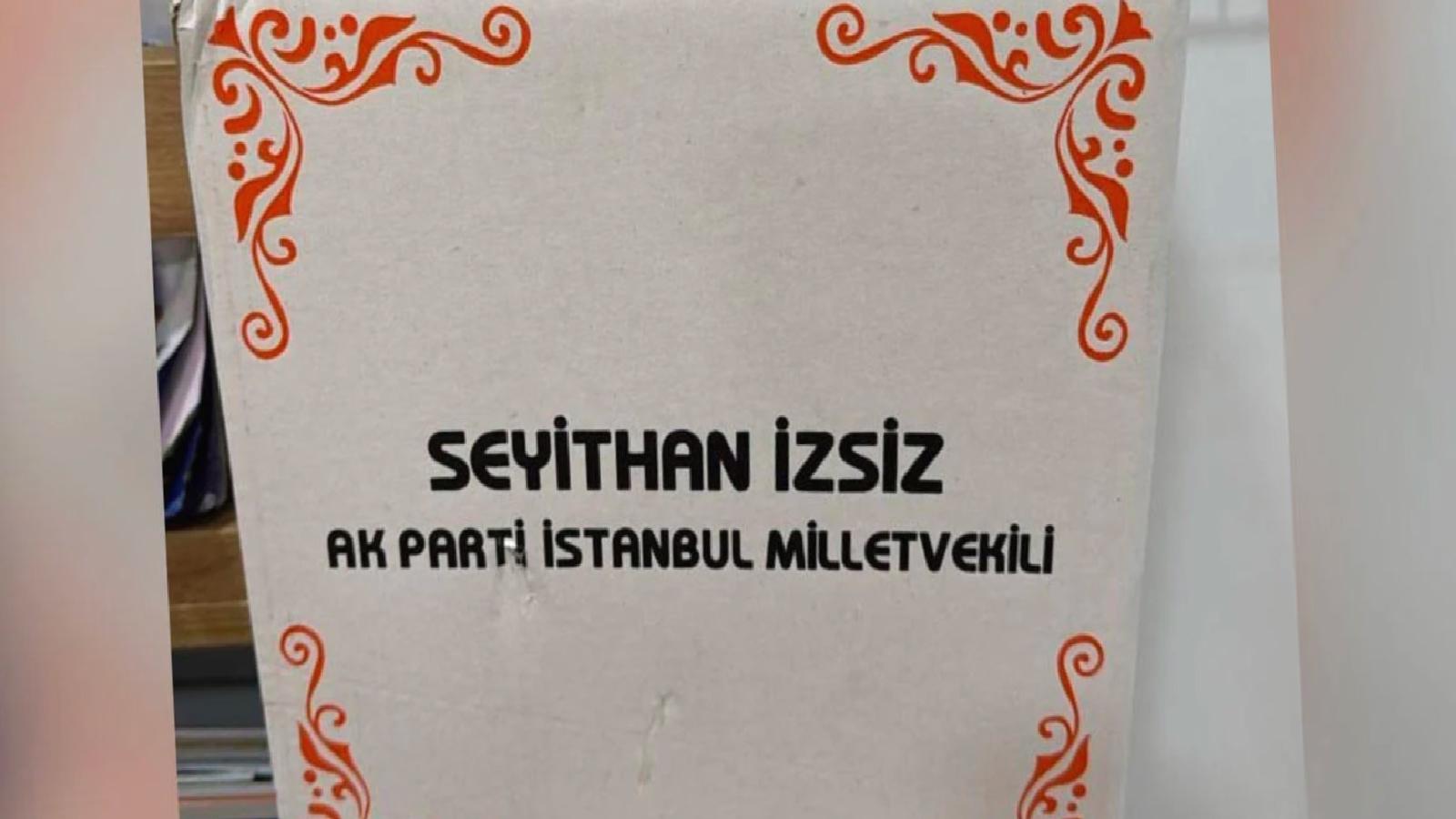 Öğrencilere dağıtılan yardım kolilerine AKP milletvekilinin ismi yazıldı; öğretmenler itiraz etti