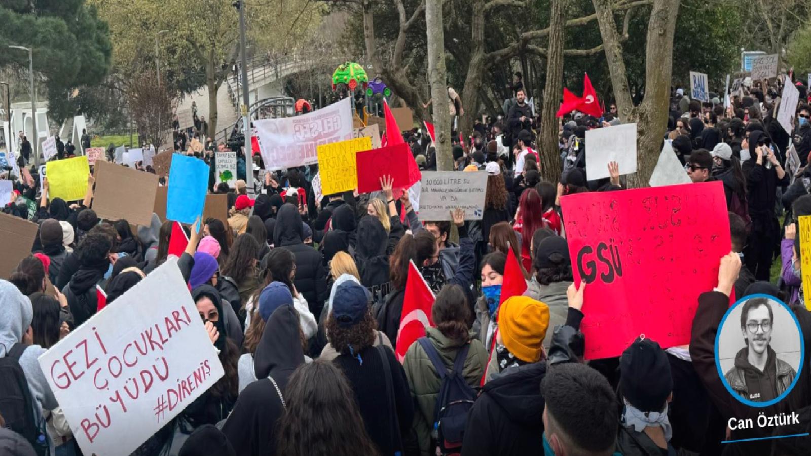 Üniversitelilerin sokak direnişi devam ediyor; Maçka Parkı polis ablukası altında!