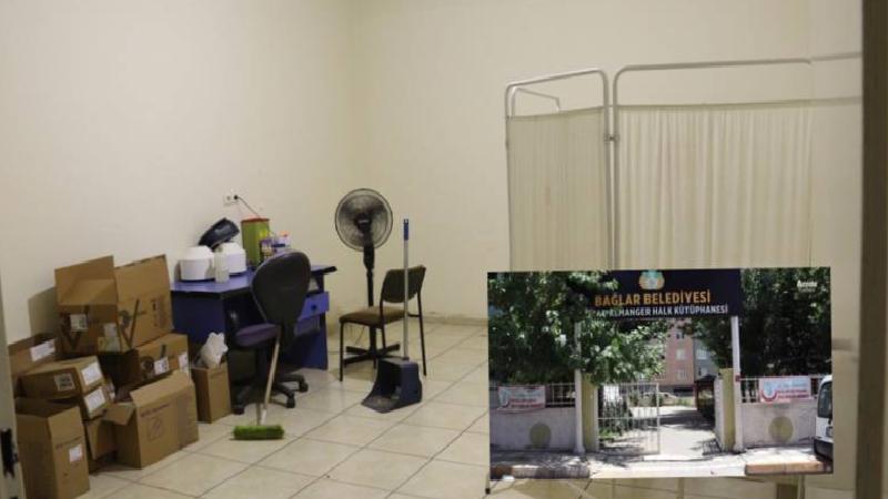 Depremde yıkılan 2 Aile Sağlığı Merkezi, kütüphane odalarında hizmet veriyor!