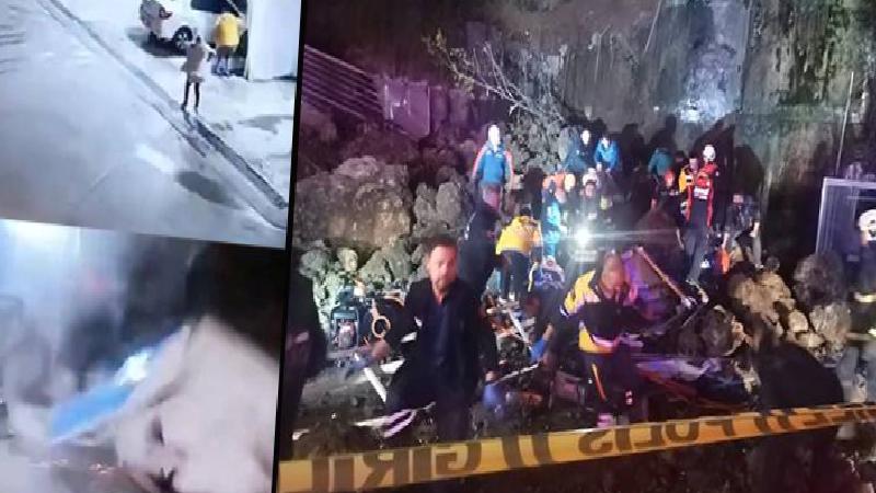 Samsun’da heyelan: Kaya parçalarının altında kalan bir aileden 2’si çocuk 3 kişi öldü!