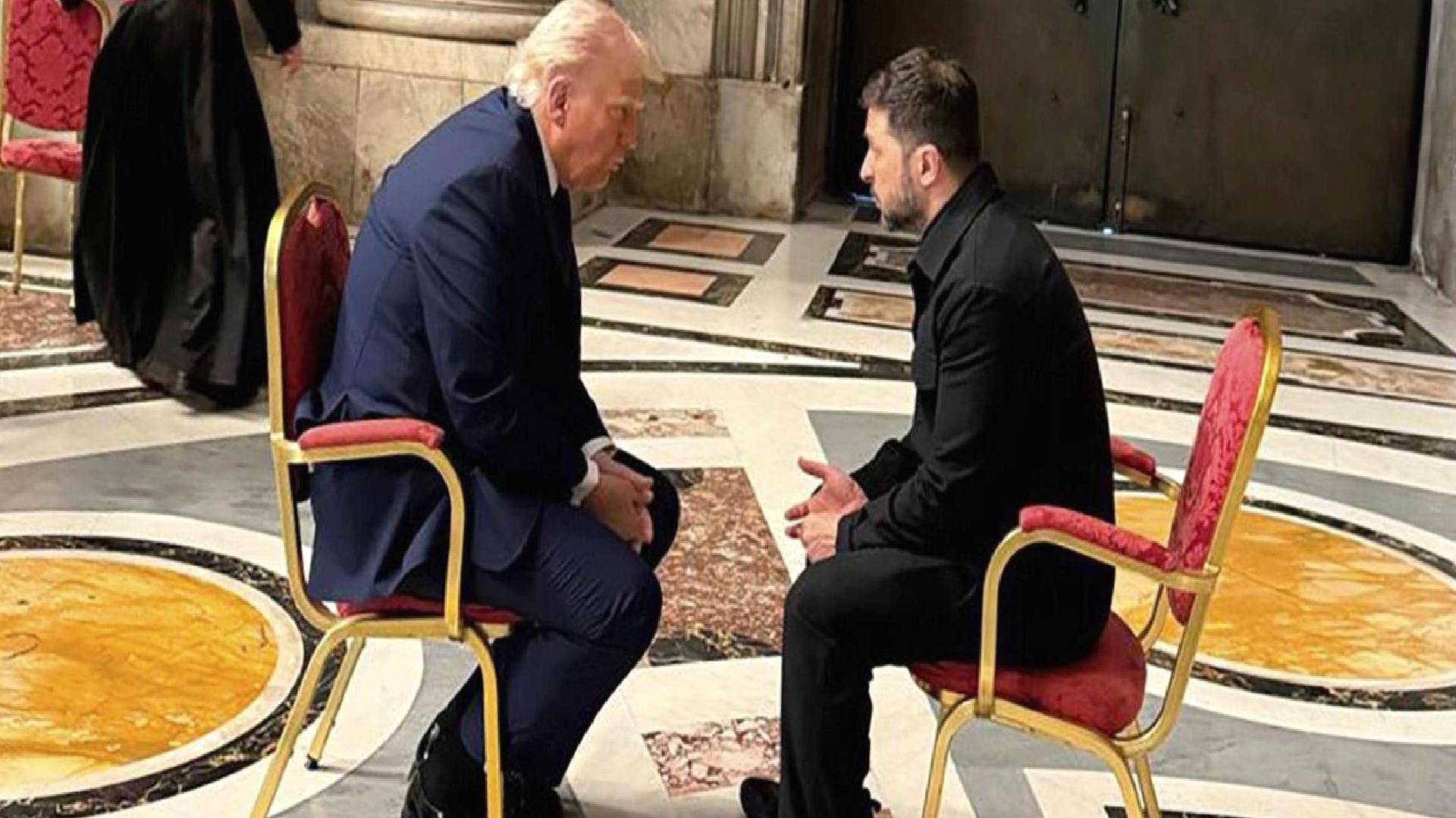 Trump, Vatikan’da Zelensky’nin kendisinden ne istediğini açıkladı: ‘Rusya’nın eylemlerine bakacağız’