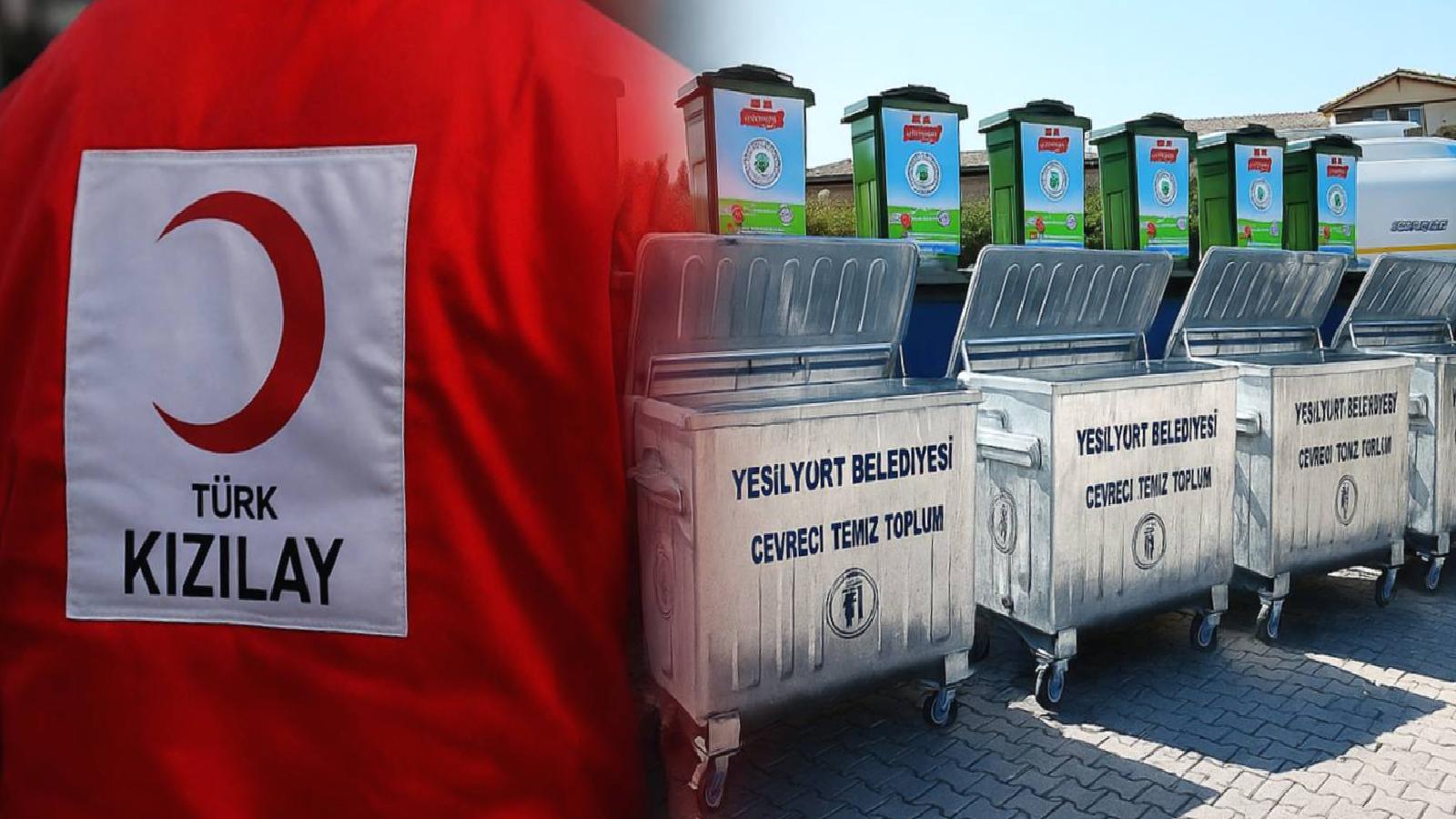 Depremde çadır satışıyla gündeme gelen Kızılay, bu kez de çöp konteyneri ihalesi aldı