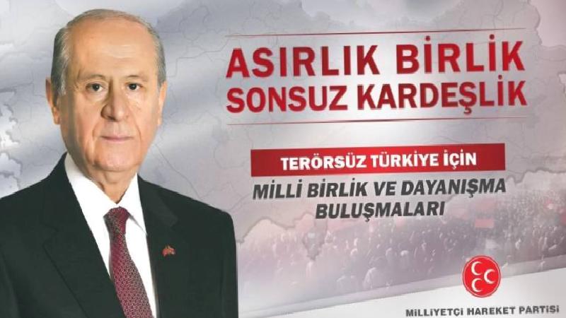 MHP, ‘Terörsüz Türkiye’ süreci için “Milli Birlik ve Dayanışma” buluşmaları düzenliyor