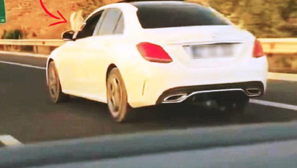 Ayaklarını camdan çıkardı, herkesin hayatını tehlikeye attı: Görüntüdeki kişinin Cumhuriyet Başsavcısı olduğu iddia edildi