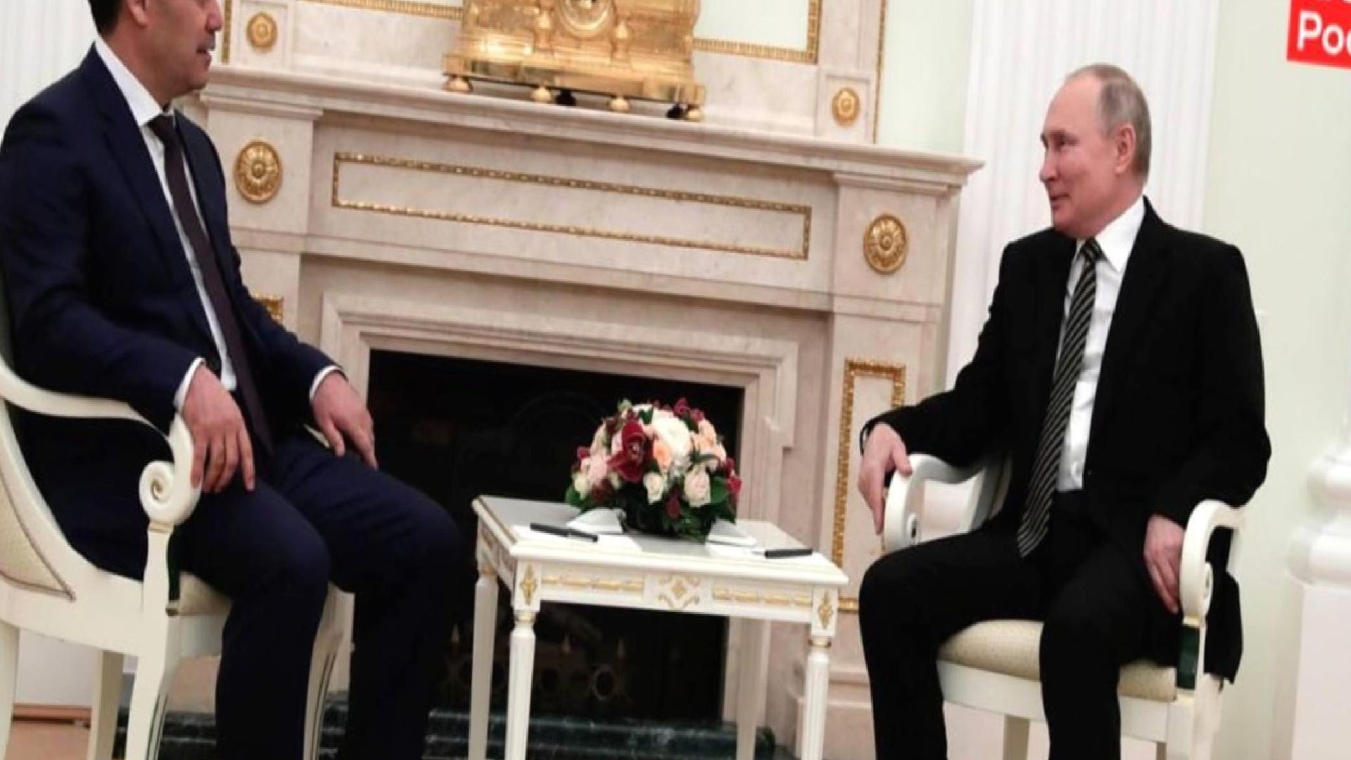 Putin, Kırgızistan Devlet Başkanı Japarov ile görüştü
