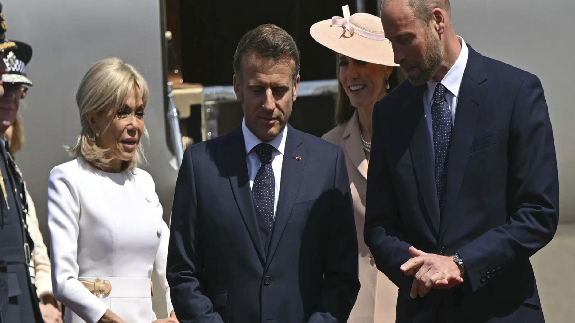 ‘Tokat’ iddiasıyla gündeme gelmişti: Brigitte Macron, eşi Emmanuel Macron’u görmezden geldi