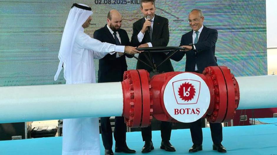 Türkiye-Suriye doğal gaz hattı faaliyete geçti