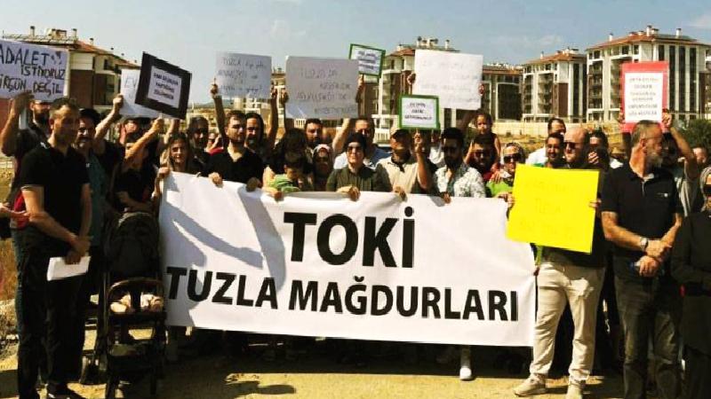TOKİ Tuzla projesinin yarısını iptal etti, binlerce hak sahibi mağdur oldu; “Yer yok” gerekçesiyle vatandaşa Arnavutköy’den ev teklif edildi