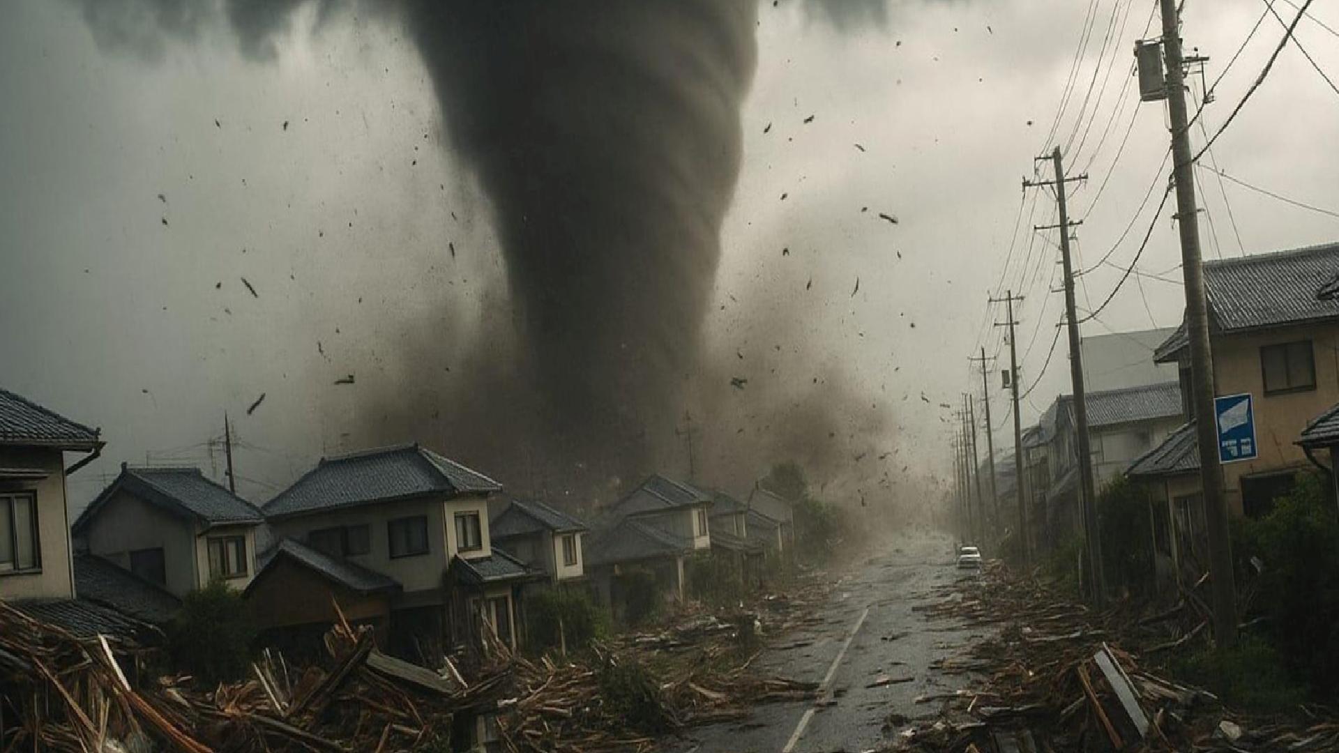 Ülke tarihinin en büyük hortumu Japonya’yı vurdu: Rüzgar saatte 270 km esti, binlerce kişi tahliye edildi