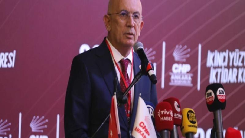 CHP 39. Olağan Ankara İl Kongresinde Ümit Erkol, yeniden il başkanı seçildi