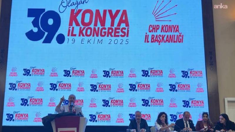 CHP Konya 39. Olağan İl Kongresi | Ekrem İmamoğlu’nun mektubu okundu: Bilsinler ki biz diz çökmeyiz, kurdukları tuzakları bir bir aşacağız!