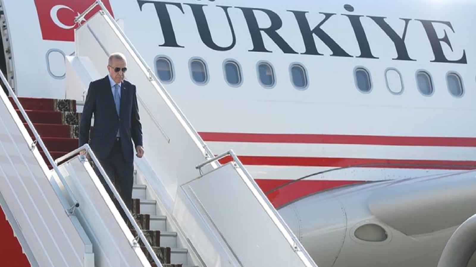 Cumhurbaşkanı Erdoğan Şarm el Şeyh Barış Zirvesi için Mısır’a gitti