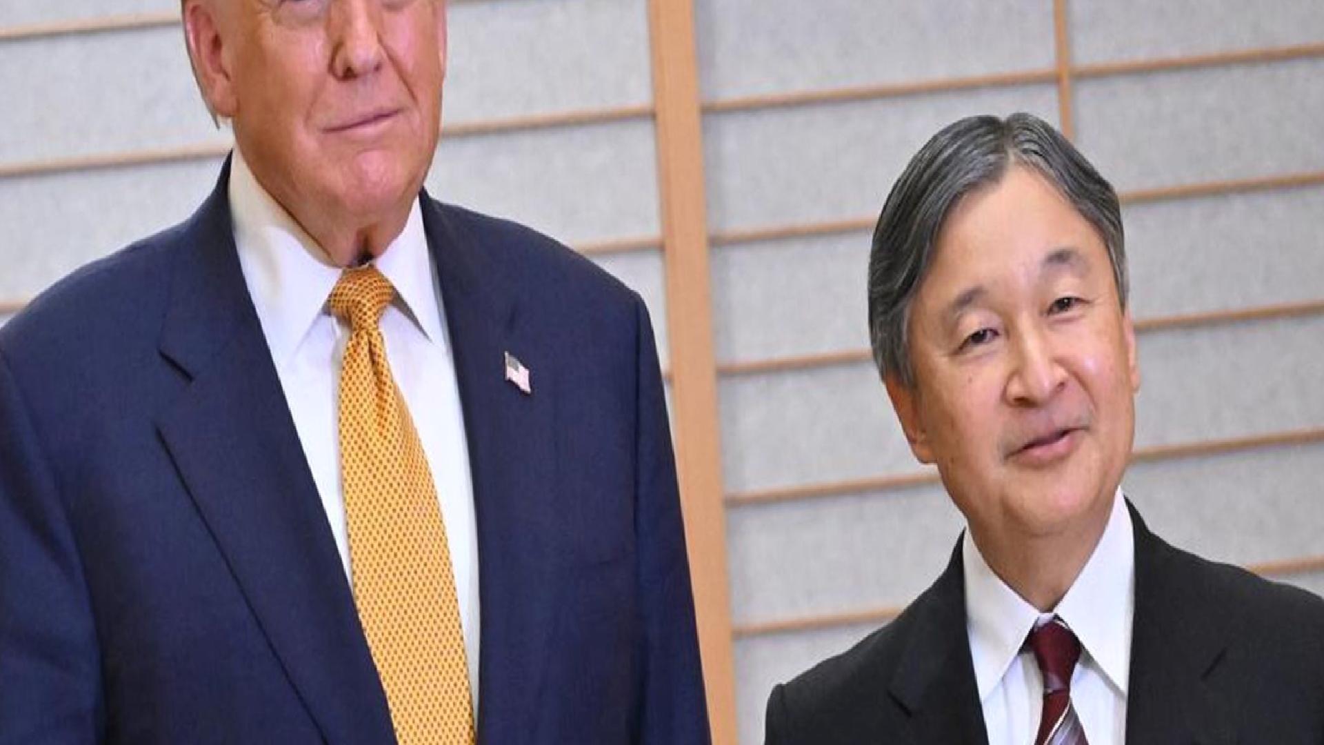 Trump, Japonya İmparatoru Naruhito ile görüştü