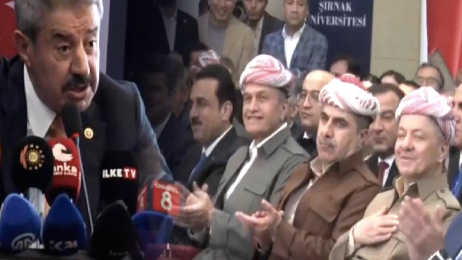 AKP’li milletvekili Barzani’ye Kürtçe seslendi: Sen gözümüzün nurusun, Kürtlüğü senden öğrendik