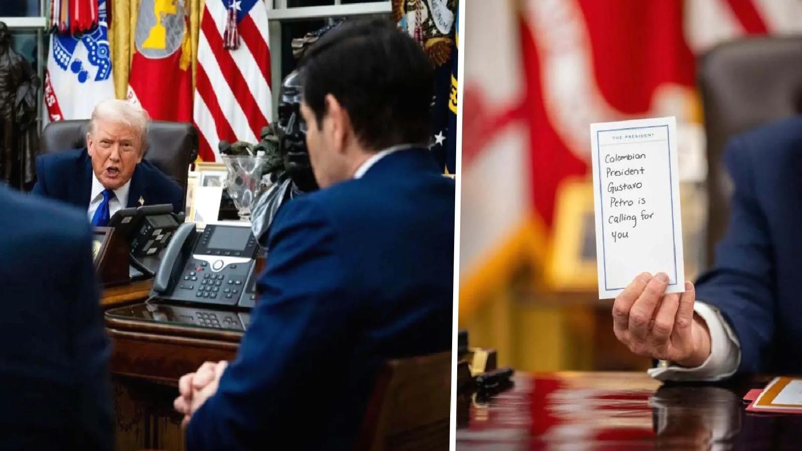 Ertuğrul Özkök: 4 gazetecinin önünde Trump’a gösterilen kartın üzerinde ne yazıyordu?