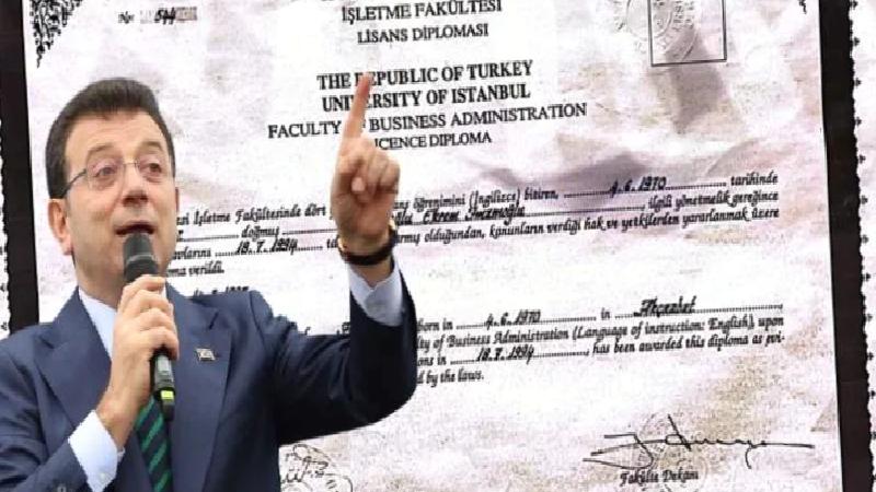 İmamoğlu’ndan diploma davası çıkışı: Milletimiz, bir avuç muhterisi sandıkta kesin biçimde mahkûm edecek; hukuku yeniden ayağa kaldıracak!
