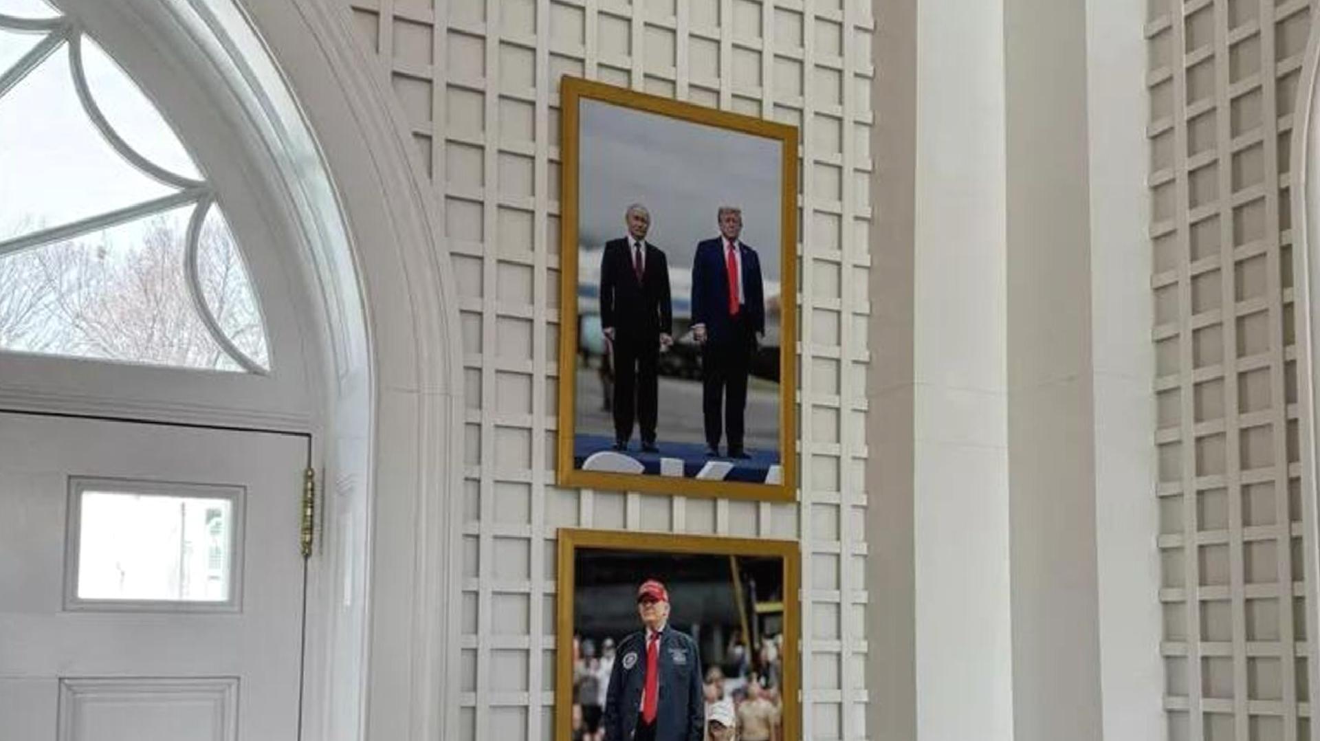 Trump, Beyaz Saray’a Putin’le olan fotoğrafını astı