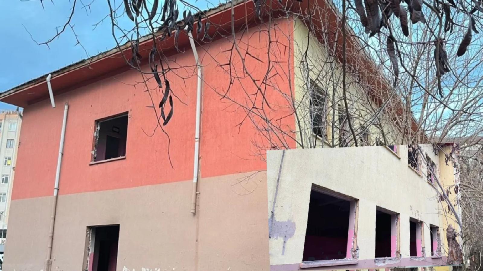 Depremde ağır hasar almış ve hakkında yıkım kararı verilmişti; Diyarbakır’ın ilk ortaokulunda süreç düğümü!