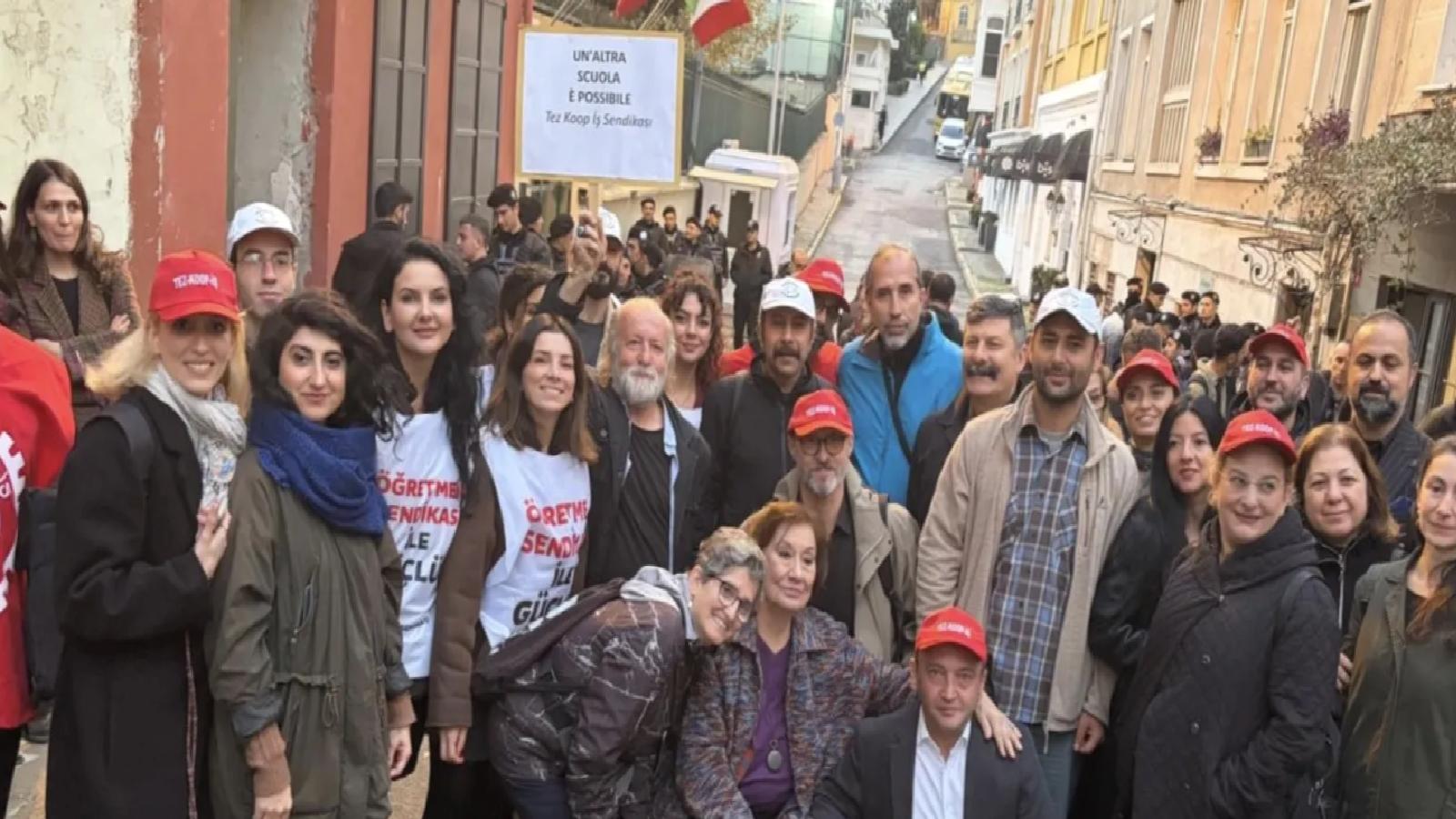 Özel İtalyan Lisesi’nin Türk öğretmenleri greve çıkıyor