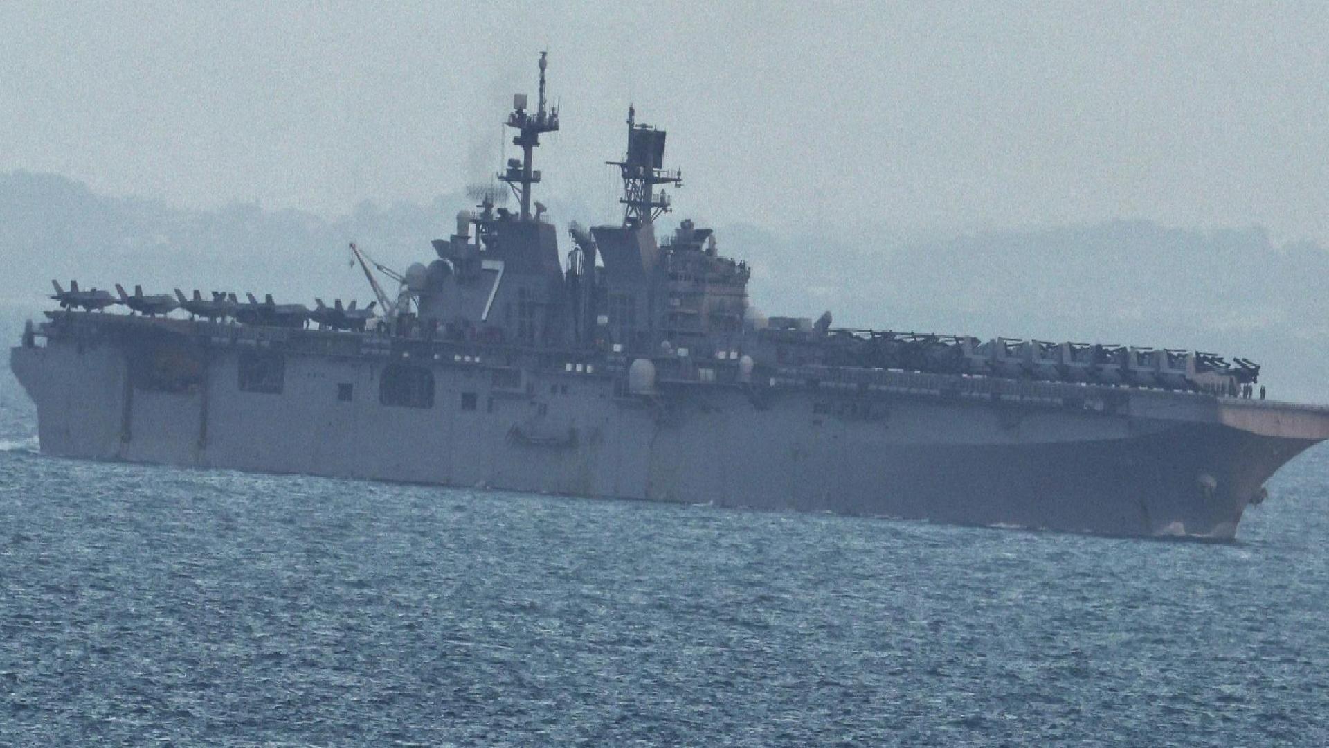 CENTCOM: USS Tripoli çıkarma gemisi ve deniz piyadeleri Orta Doğu’ya ulaştı