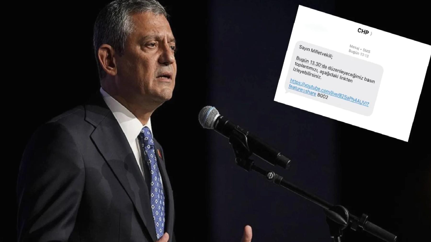 Özgür Özel, “Akın Gürlek’in mal varlığı” toplantısı öncesi AKP milletvekillerine mesaj göndermiş