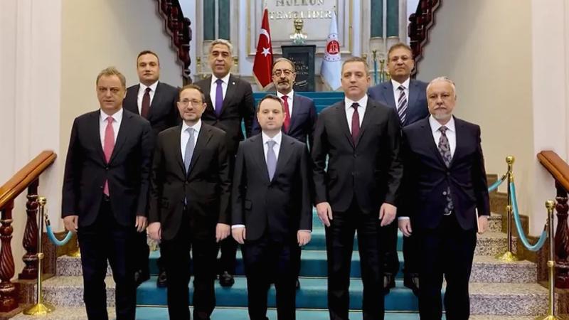 TBB Başkanı Erinç Sağkan ile görüşen Adalet Bakanı Akın Gürlek: Adalet camiamızın taleplerini karşılamaya yönelik çalışmalarımızı sürdüreceğiz