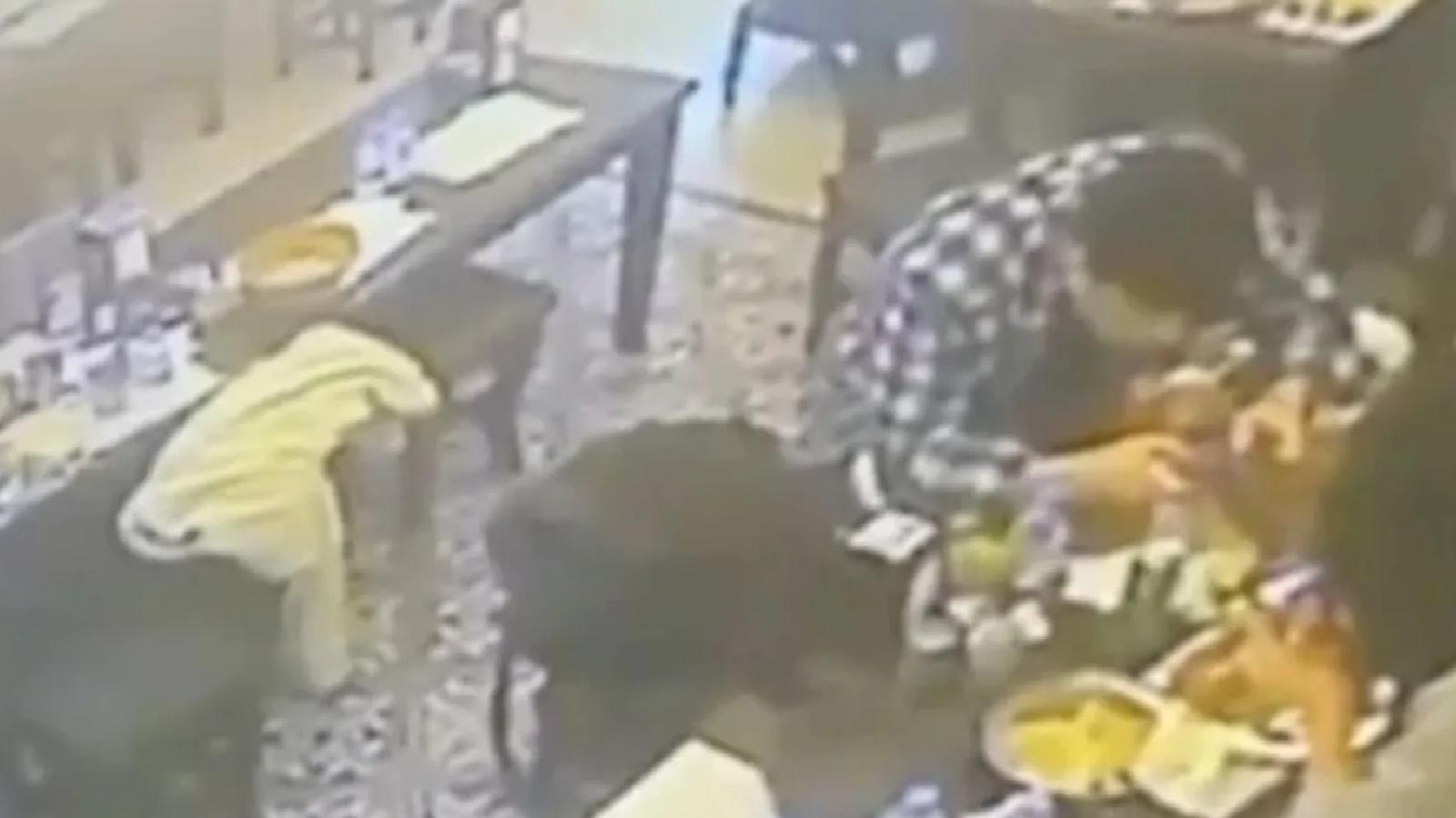 Yemeğin içinden böcek çıktı, müşterinin dudağını ısırdı!