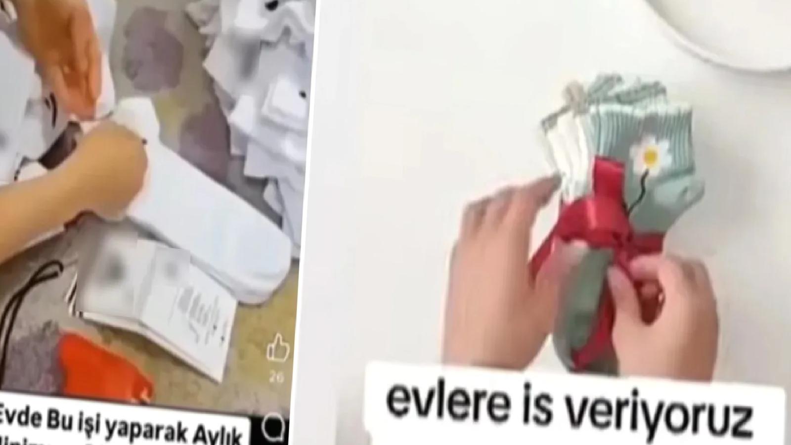 Yüzlerce kişiye aynı tuzak: Çorap paketleme ilanıyla dolandırıcılık!