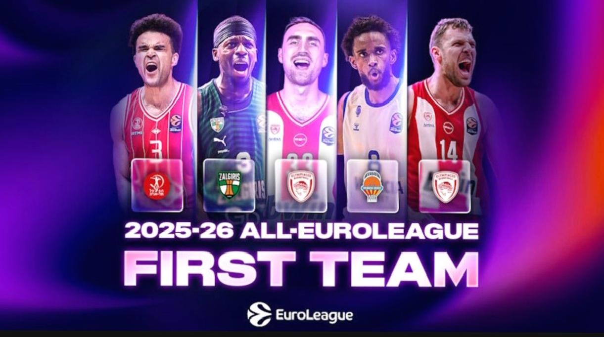 Basketbol Avrupa Ligi’nde “sezonun en iyi 5″i belli oldu