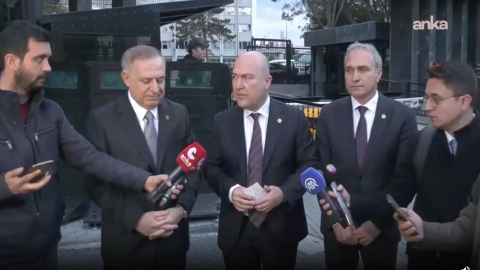 CHP heyeti İçişleri Bakanı ile görüştü: Belediye başkanlarımızın göreve dönmesiyle ilgili hassasiyetimizi paylaştık