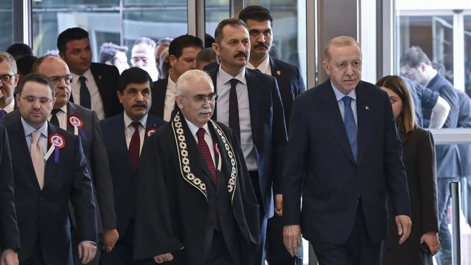 Erdoğan’ın katıldığı törende konuşan AYM Başkanı: Adil olmazsan Cenabıallah’ın yanında sinek kadar bile olamazsın, güç politikasıyla barış sağlanamaz