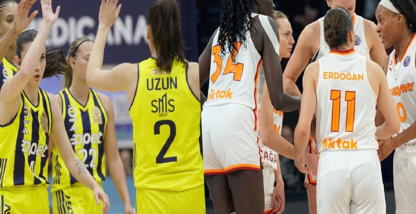 Fenerbahçe ile Galatasaray, Avrupa’da Türk finali için parkeye çıkıyor