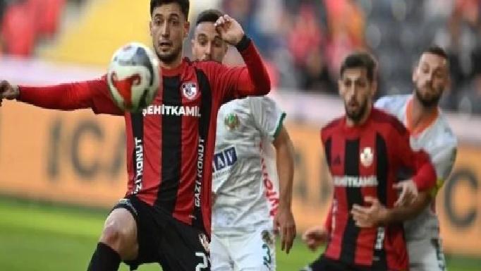 Gaziantep FK – Alanyaspor maçı berabere bitti