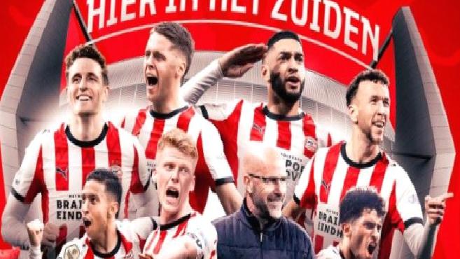 Hollanda Ligi’nde şampiyon PSV Eindhoven!