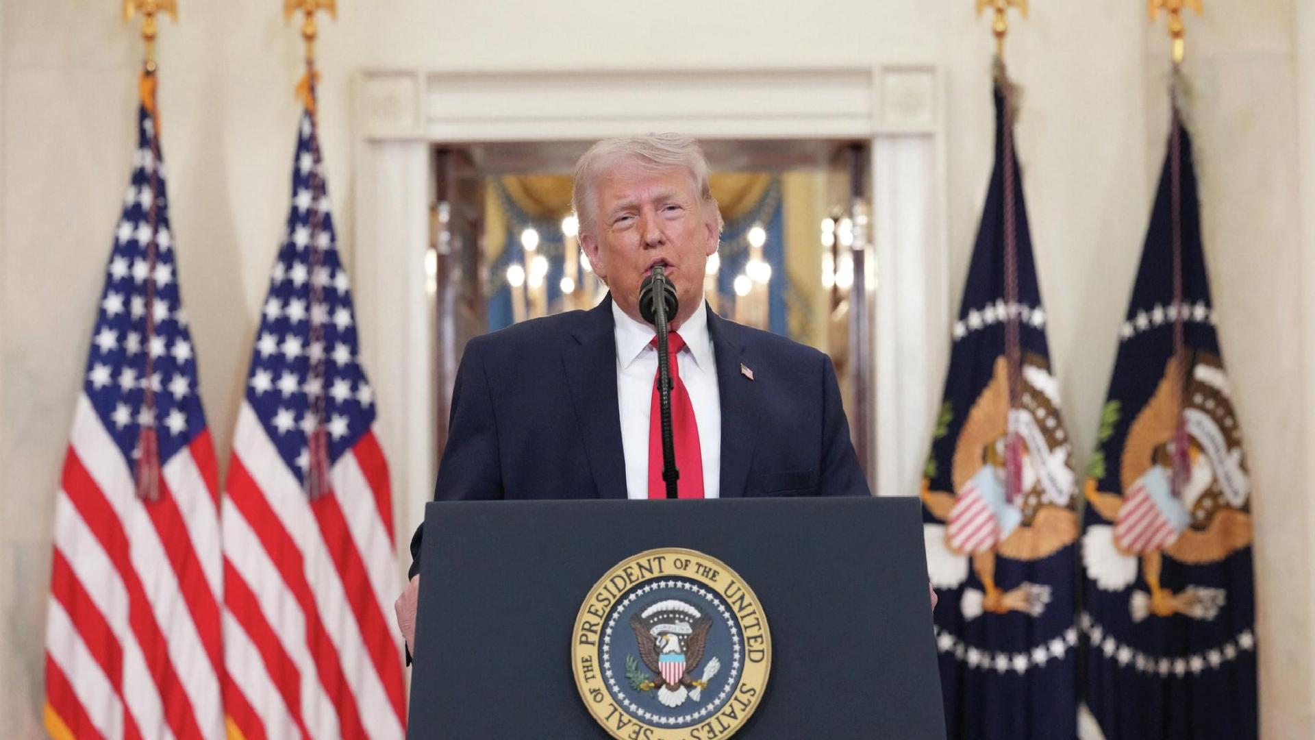 Trump’ın ulusa sesleniş konuşması: ‘Önümüzdeki iki üç hafta içinde onları ait oldukları Taş Devri’ne döndüreceğiz’