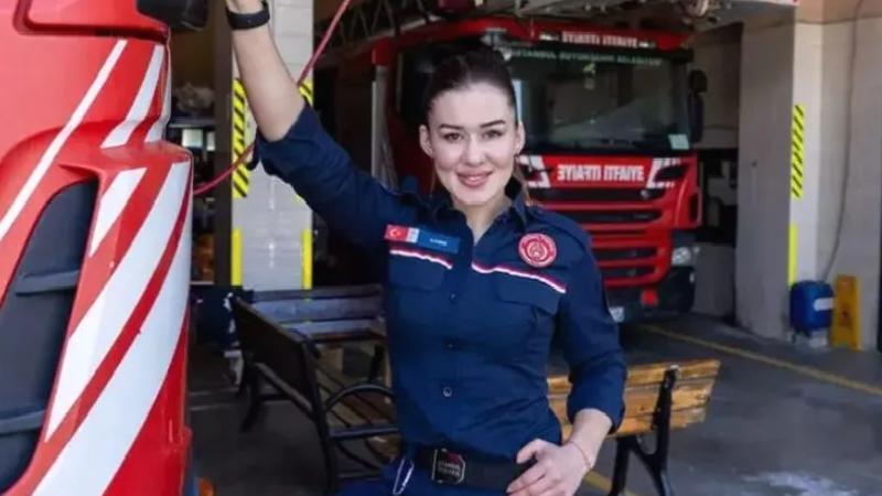 Türkiye’nin ilk kadın itfaiye şoförü Ceyda Cırık: Erkek egemen bir meslekte çalışıyorum diye kendimden vazgeçmedim
