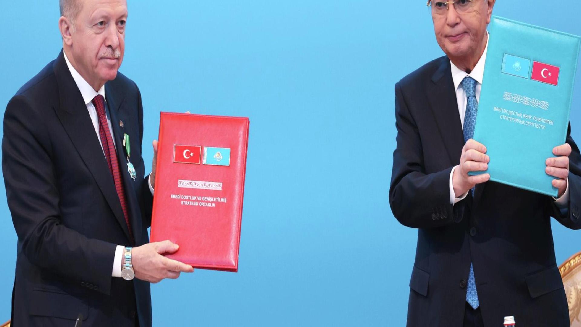 Erdoğan: Kazakistan’dan daha fazla miktarda petrolü ülkemiz üzerinden dünya pazarlarına ulaştırmayı arzu ediyoruz