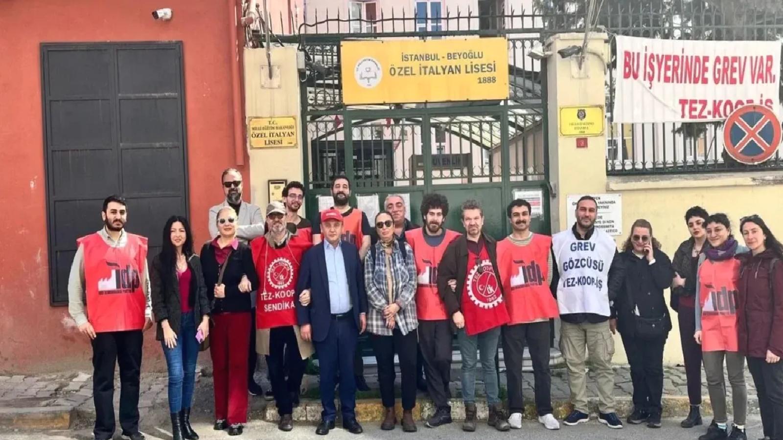 İtalyan Lisesi’nde eşit ücret grevi: Mahkeme, MEB’in kararını durdurdu