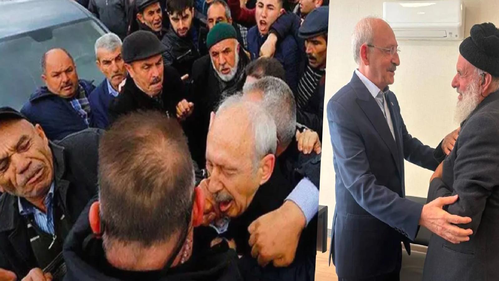 Kılıçdaroğlu, kendisine yumruklu saldırıda bulunan Yakup Karakoç ile helalleşti