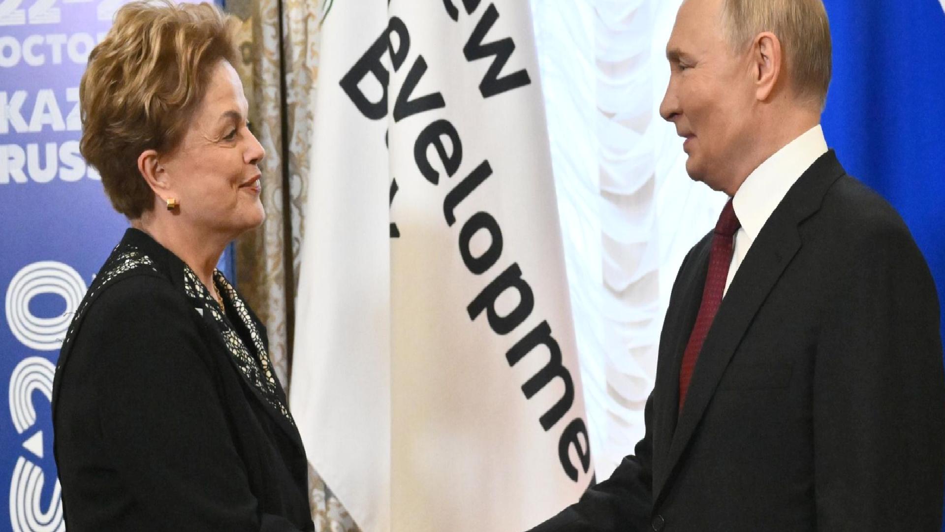 Putin, BRICS Yeni Kalkınma Bankası Başkanı Rousseff ile görüştü