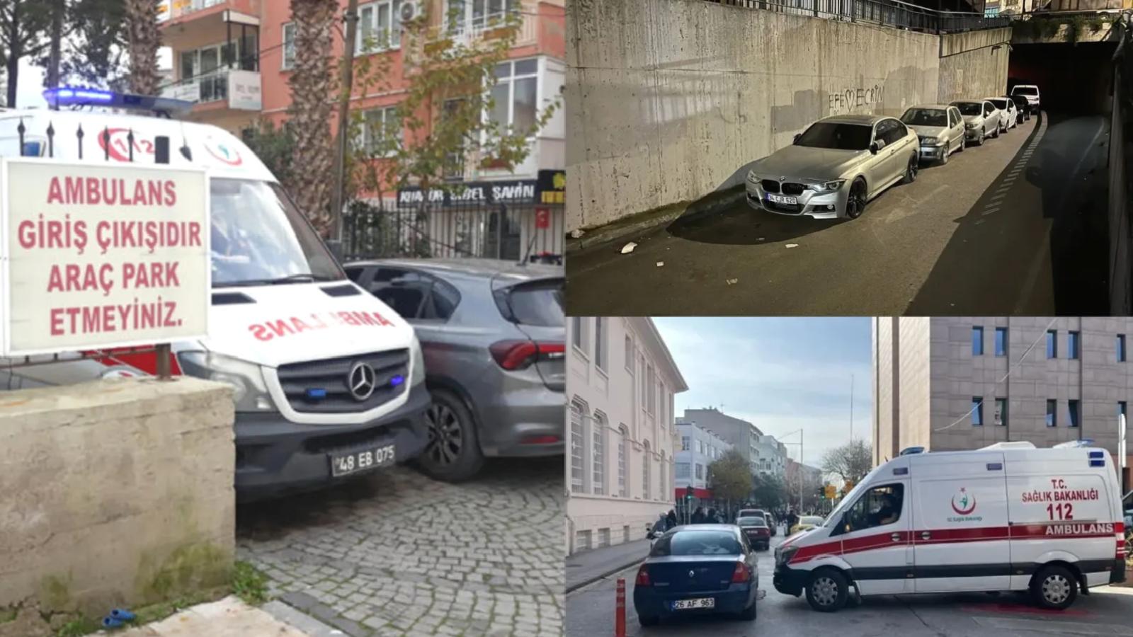 Sağlık ekiplerinin zamanla yarışı: Hatalı park müdahaleyi geciktiriyor