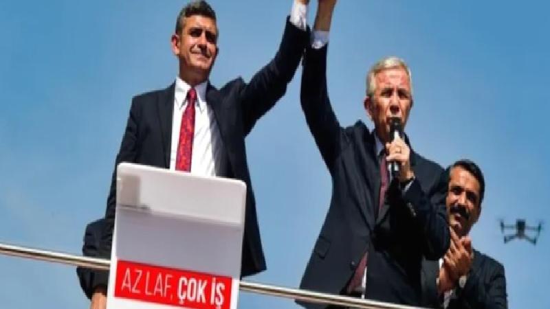 AKP’ye geçeceği iddia edilen Haymana Belediye Başkanı’ndan Mansur Yavaş pankartı hamlesi